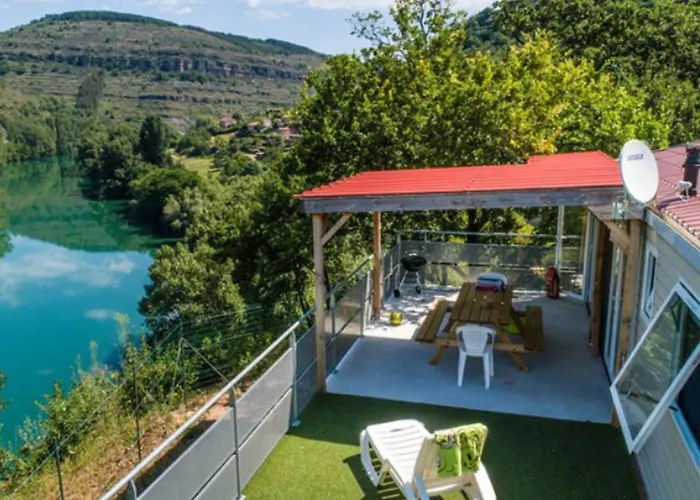 Mobil Avec Terrasse - 4 Personnes - Api-1-52-1165 Kemping *